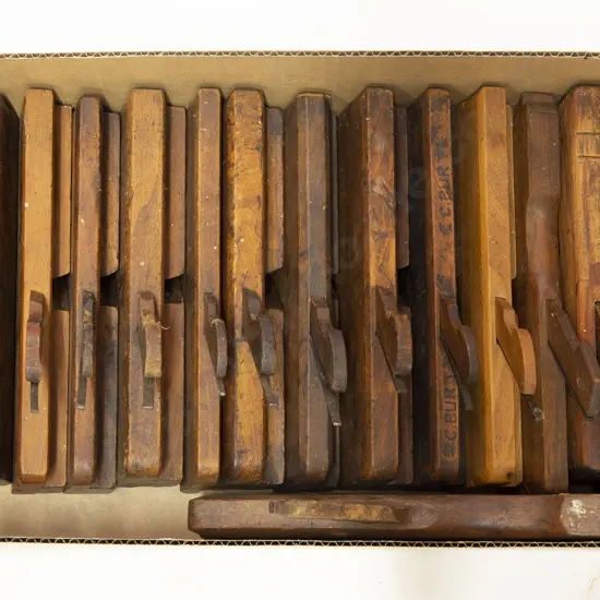 Collection Wooden Moulding Planes (15)