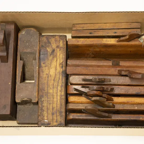 Collection Wooden Moulding Planes (8)