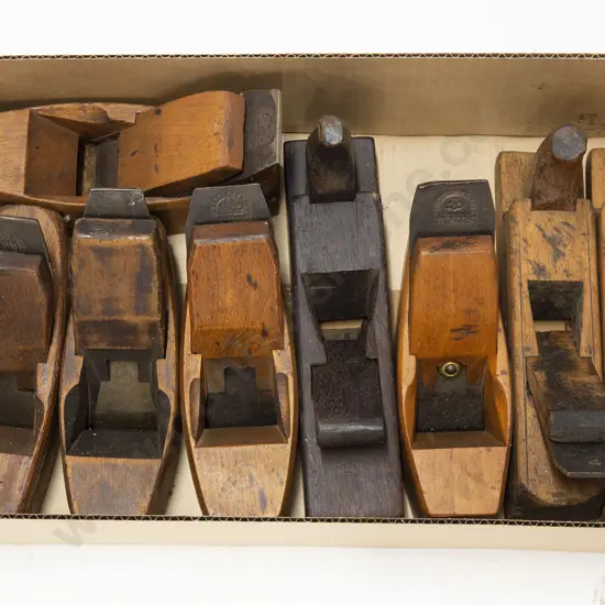 Collection Wooden Eight Smoothing Planes