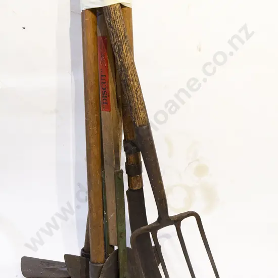 Five Long Handled Gardening Tools