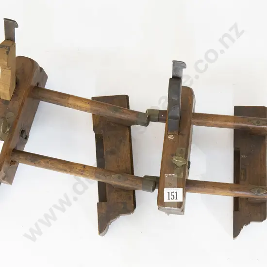 Two Wooden Plow Planes