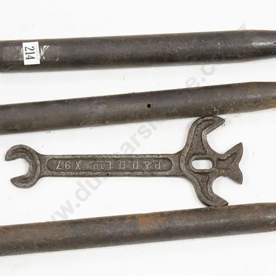 Three Oversize Punches and P & D.D. X97 Spanner