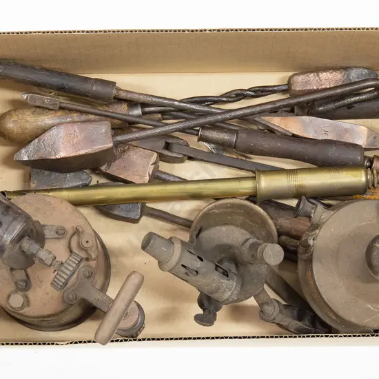 Two Soldering Burners and Irons