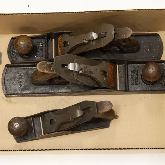 Three Assorted Woodworking Planes