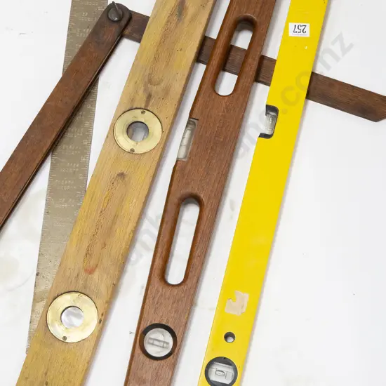 Three Various Spirit Levels