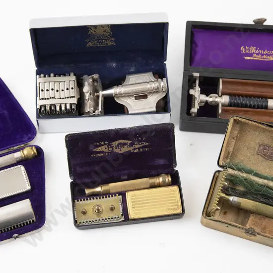 Five Various Original Boxed Razors
