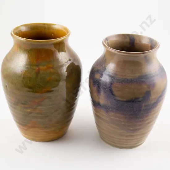Two Crown Lynn Vases