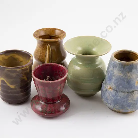 Five Crown Lynn Posy Vases