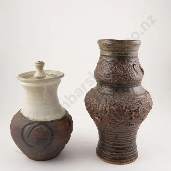 Janet Wright Vase & Lidded Jar