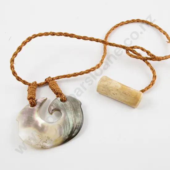 George Nuku Pearl Shell Pendant