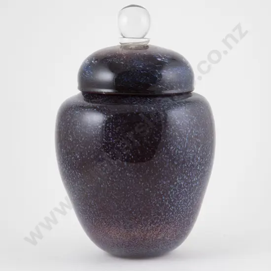 Garry Nash Lidded Glass Canister