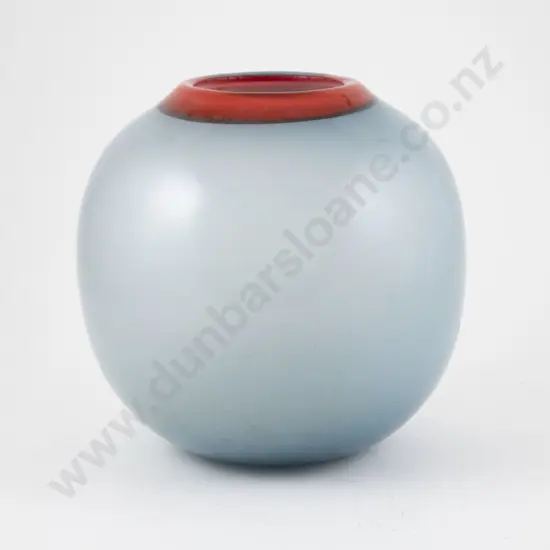 Unknown Art Glass Ovoid Vase