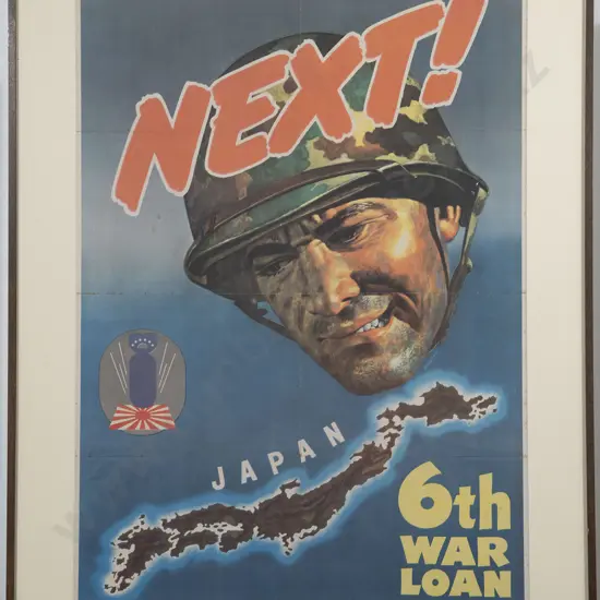 "Next! Japan 6th War Loan" WWII Poster