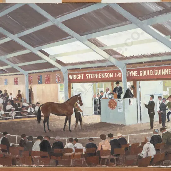 Brian Halliday - Auction Day at the Sale Yard