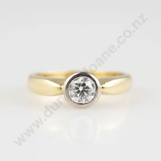 18ct Solitaire Diamond Ring