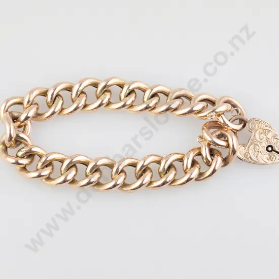 9ct Large Curb Link Bracelet