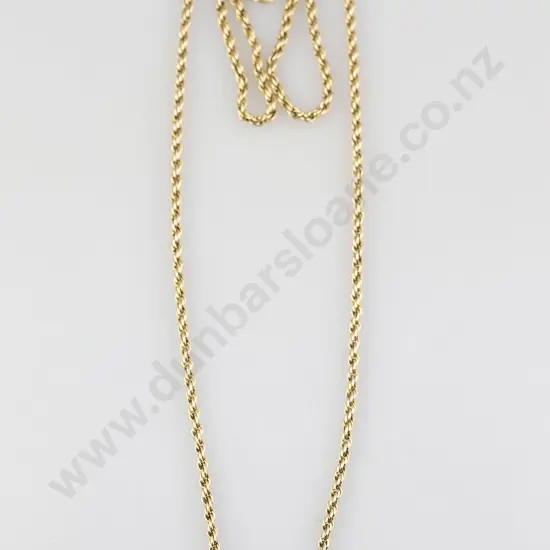 14ct Rope Twist Neck Chain