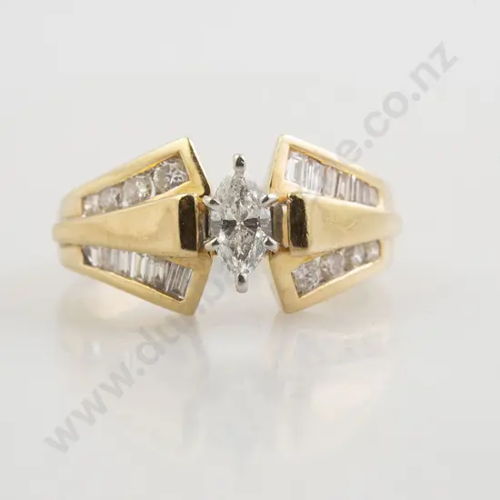 14ct Solitaire Diamond Ring