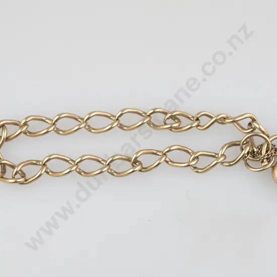 9ct Open Curb Link Bracelet