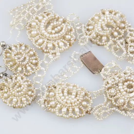 Victorian All Seed Pearl Necklace