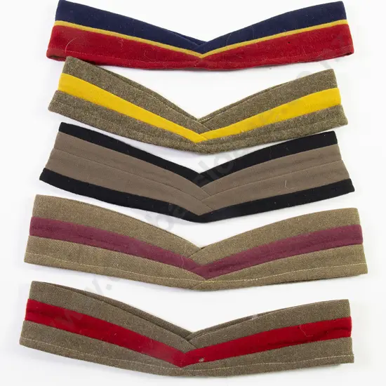 Five Various NZ Army Corps Puggarees