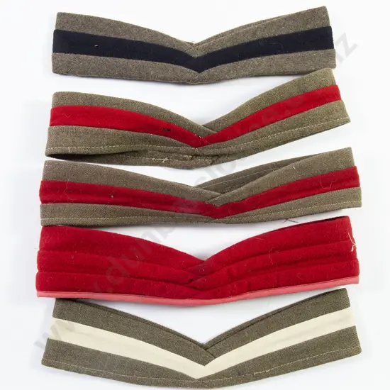 Five Various NZ Army Corps Puggarees