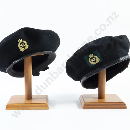 Two WWII Army Black Berets