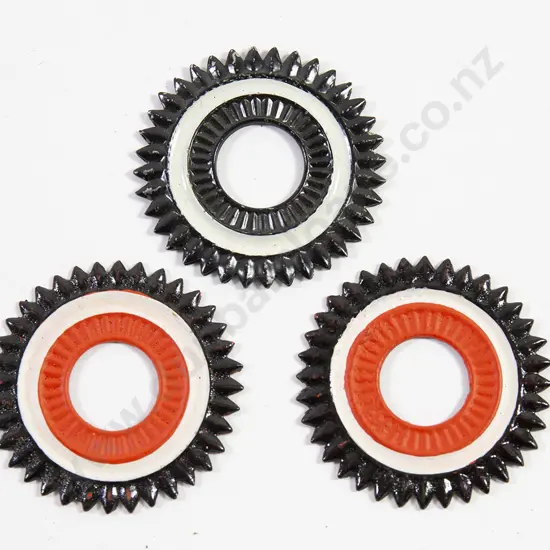 Four Replica Pickelhaube Metal Kokades