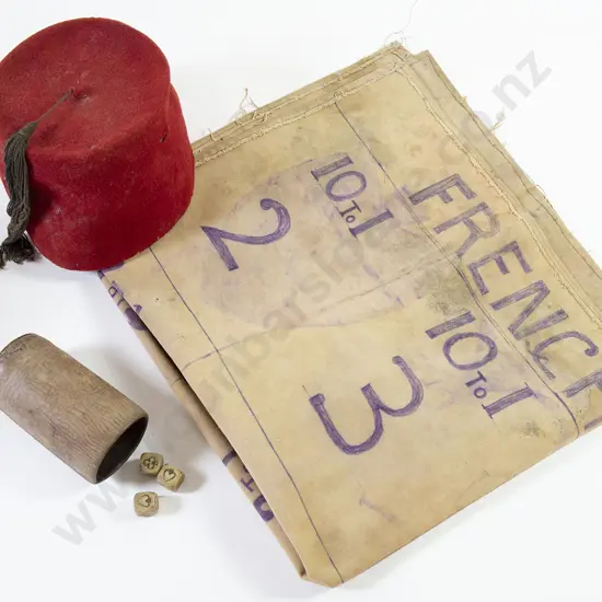 Fez Hat and Canvas Game Sheet