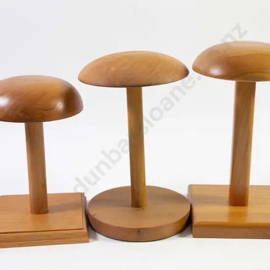 Three Turned Kauri Hat Stands
