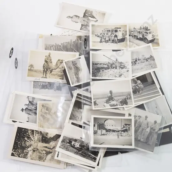 Collection NZ WWII Military Snapshot Photographs