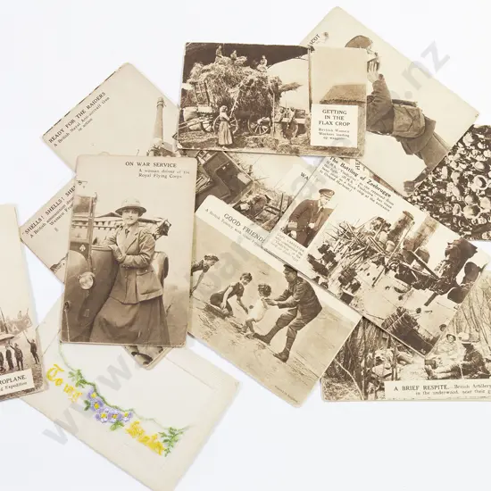 Part Set WWI Military Postcards