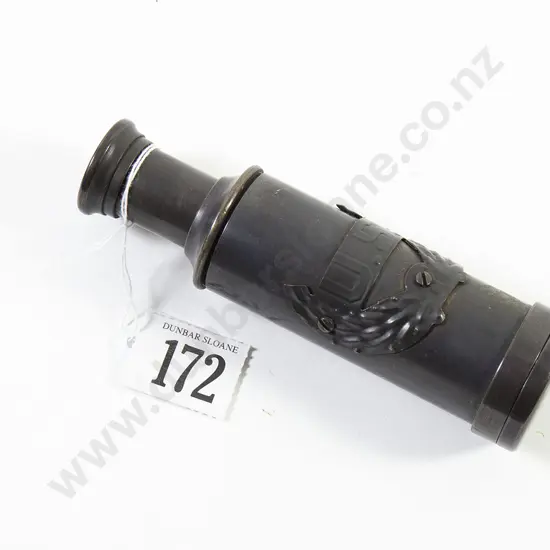 Antique Style Gun Metal Civil War US Pocket Telescope