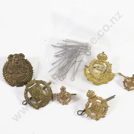 Six NZ Military Badges