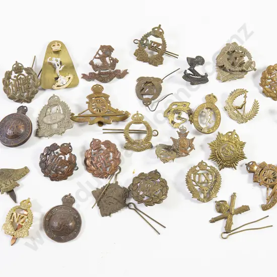 Collection NZ Regimental Cap Badges