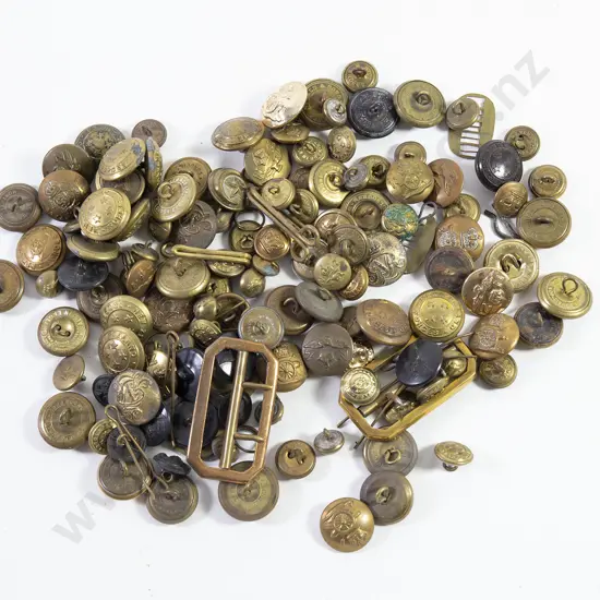 Collection NZ Regimental Buttons
