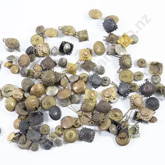 Collection British Regimental Buttons