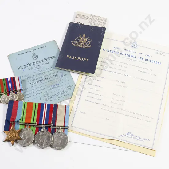 Australia WWII Four Medal Group