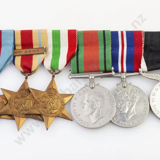 NZ WWII Six Medal Group