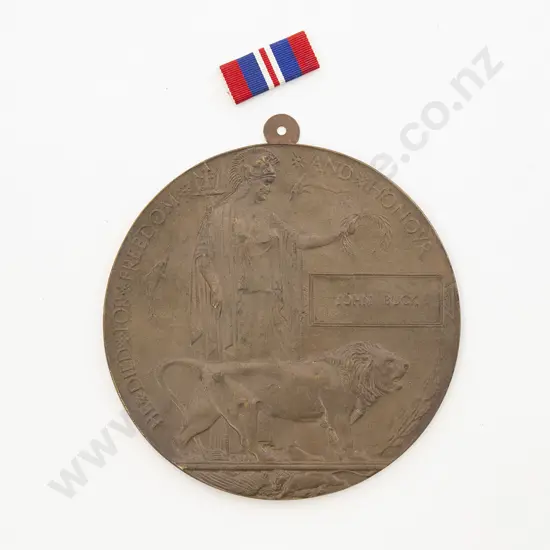 WWI Bronze Memorial Plaque