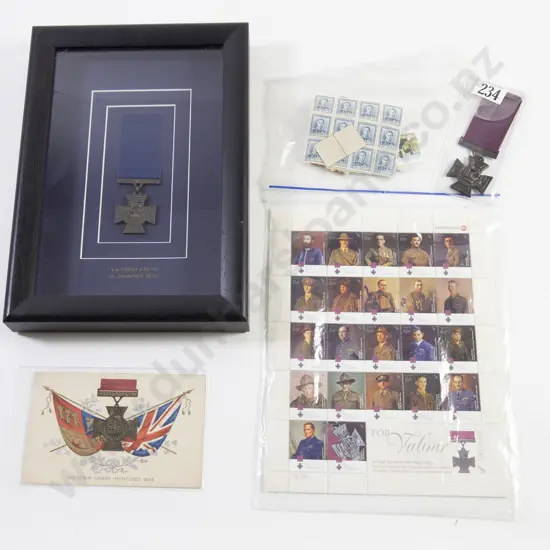 Two Replica Victoria Cross Medals