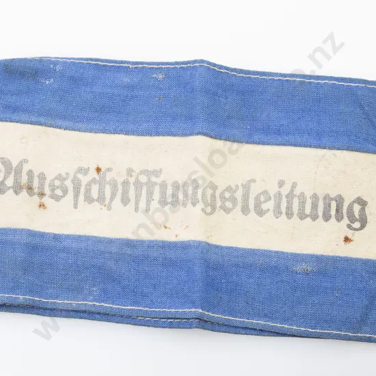 WWII German Dockyard & Quayside Supervisor Arm Band