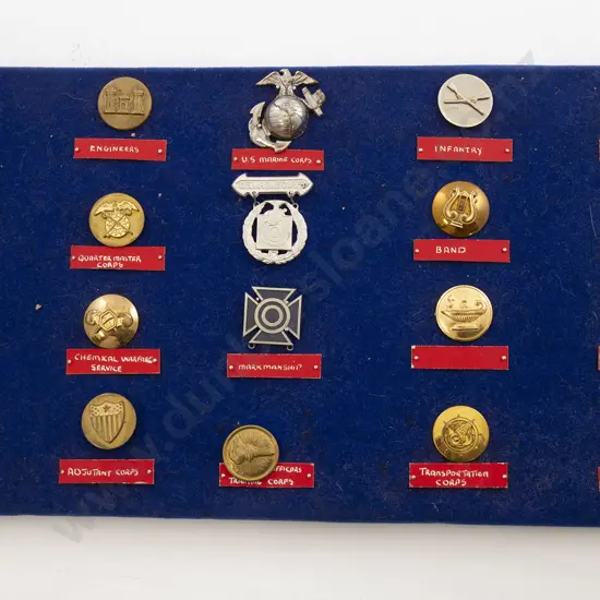 US Military Regimental Buttons (20)