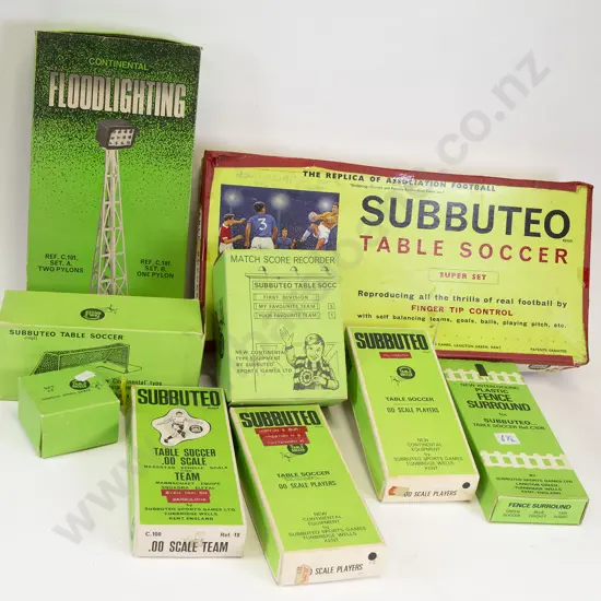 All Boxed Collection Subbuteo Table Soccer
