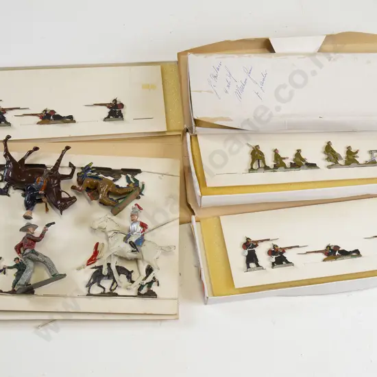Collection Vintage Lead Flat Soldiers