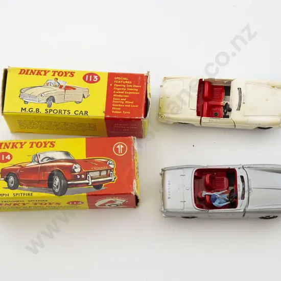 Boxed Dinky 113 and 114