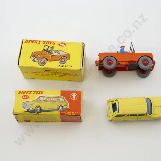 Boxed Dinky 141 and 340