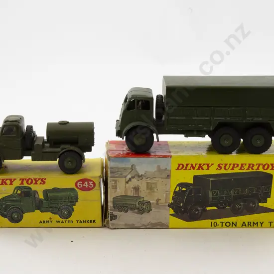Two Boxed Dinky Military Vehicles