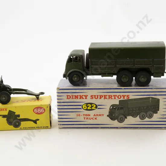 Two Boxed Dinky Military Vehicles