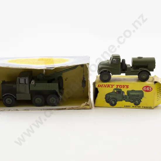 Two Boxed Dinky Military Vehicles